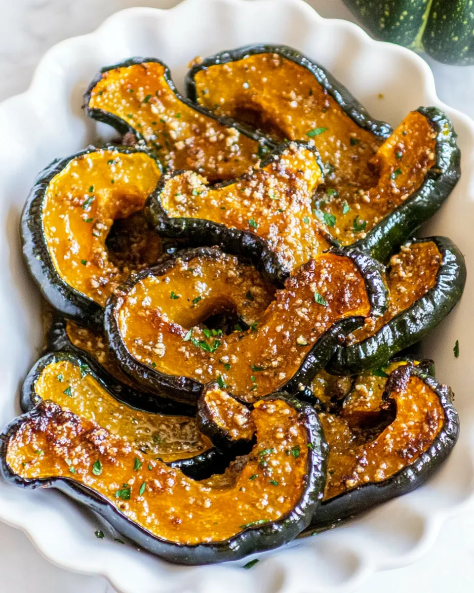 Baked Acorn Squash Slices