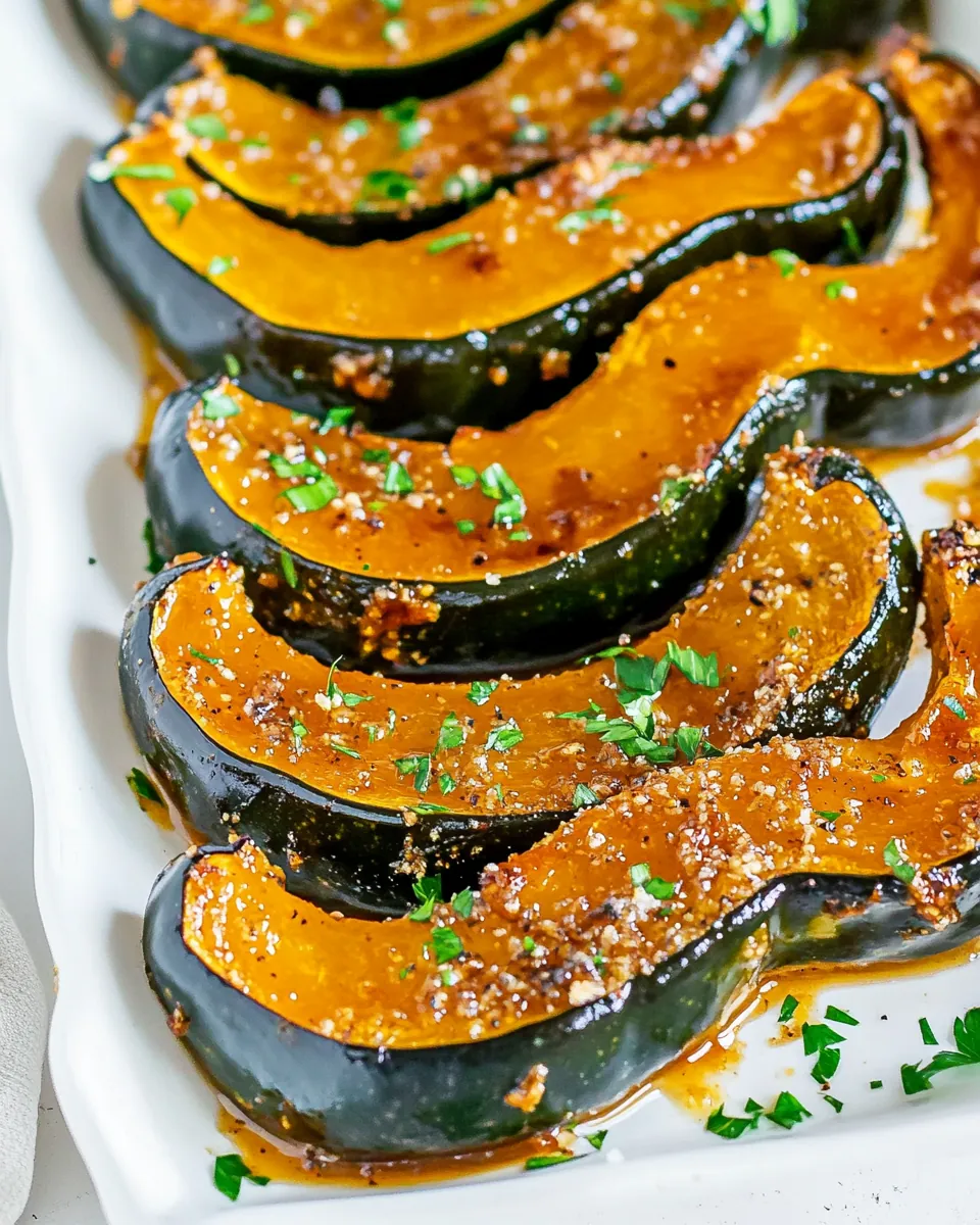 Baked Acorn Squash Slices