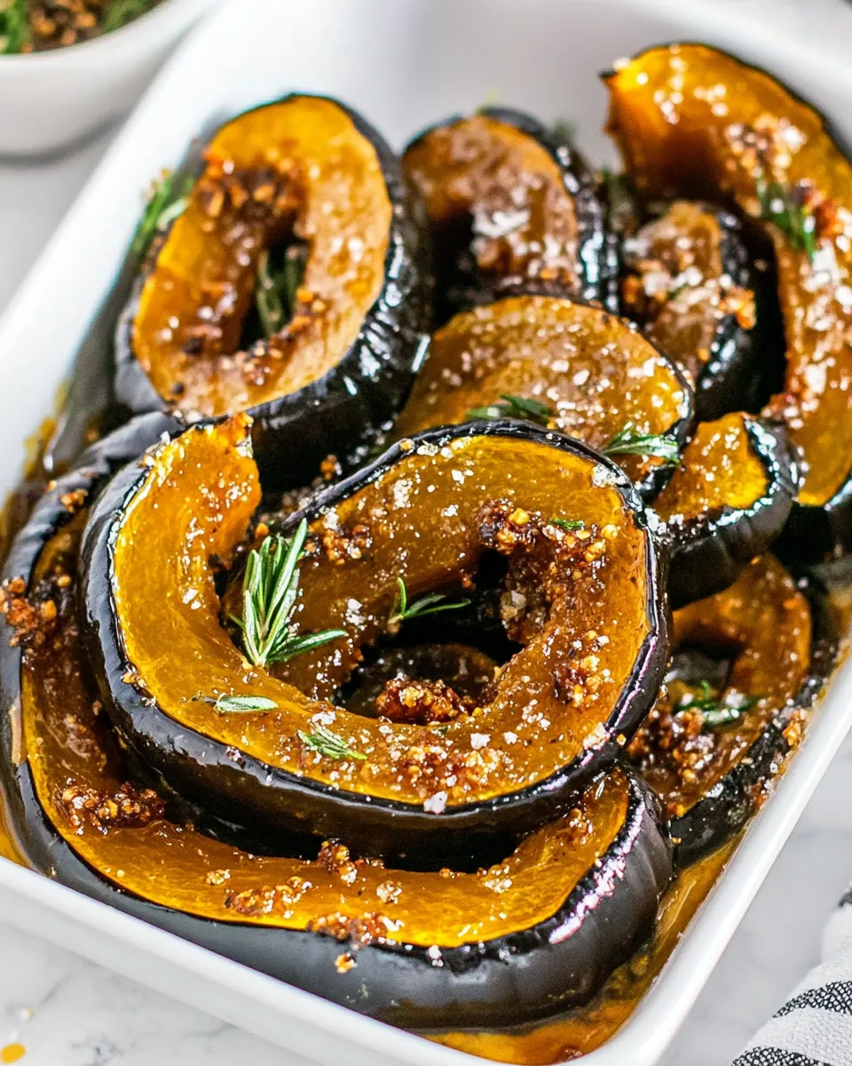 Baked Acorn Squash Slices