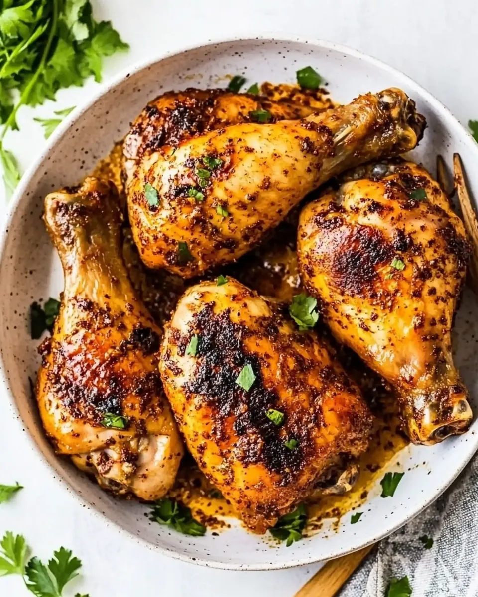 Baked Chicken Leg Quarters