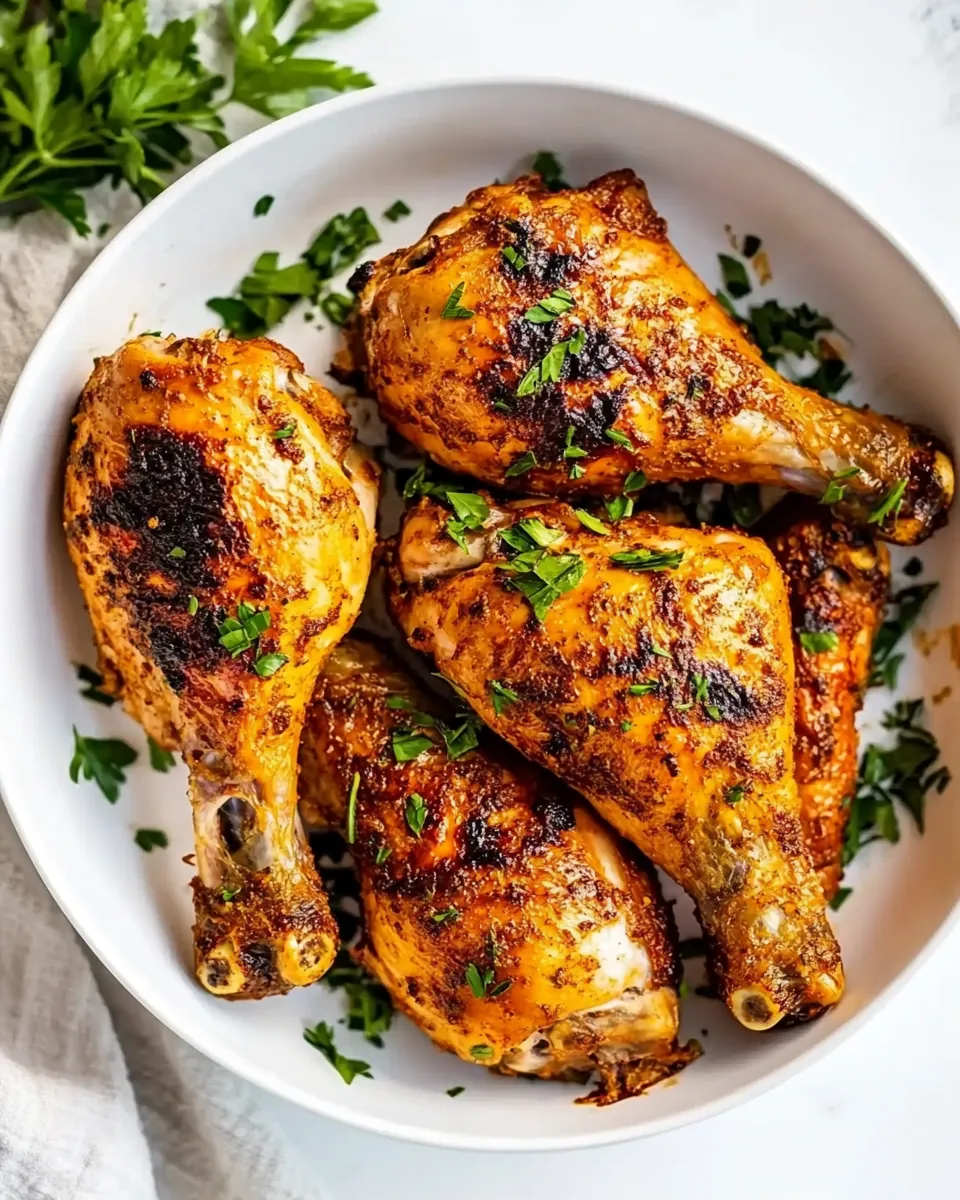 Baked Chicken Leg Quarters