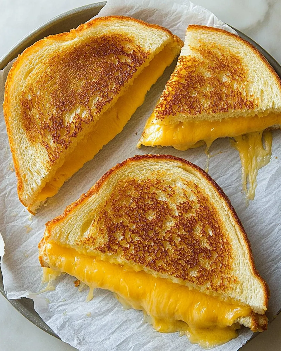 Baked Grilled Cheese Sandwiches