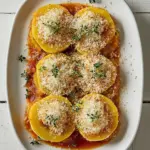 Baked Pattypan Squash Parmesan