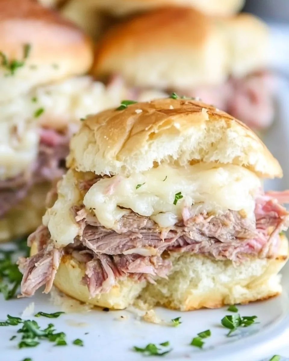 Baked Roast Beef Sliders