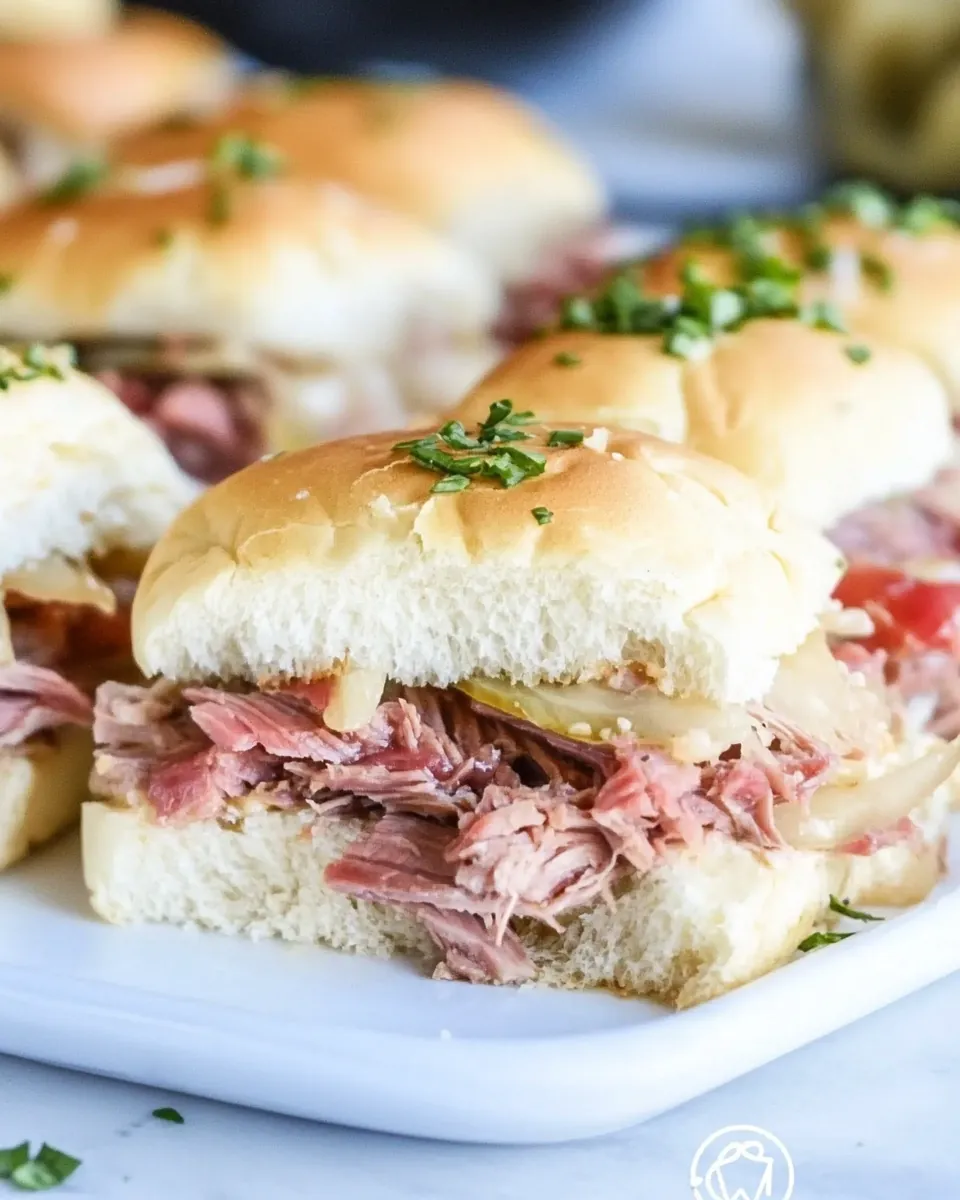 Baked Roast Beef Sliders