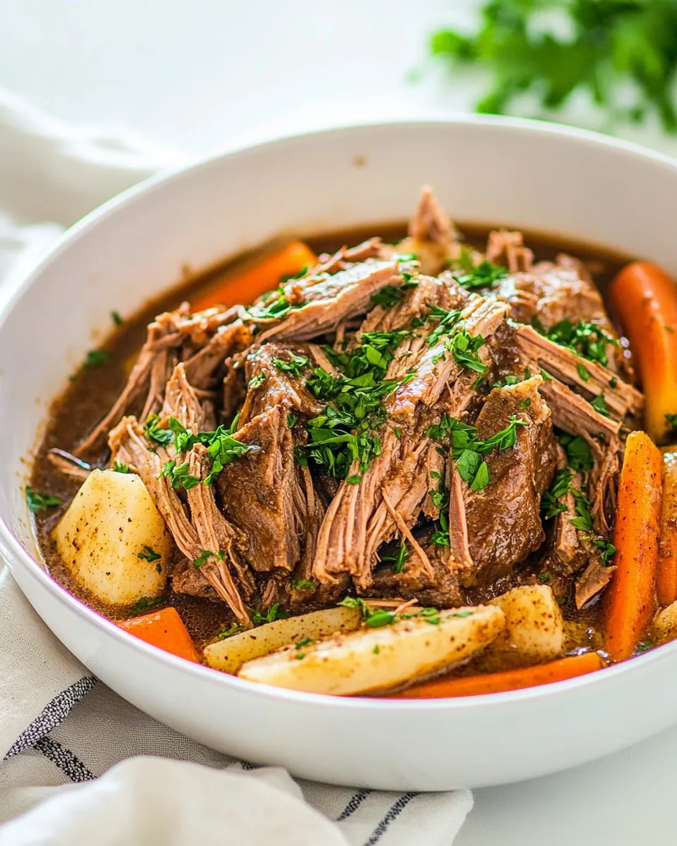 Balsamic Crock Pot Roast