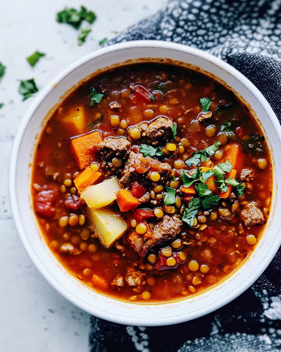 Beef Lentil Soup