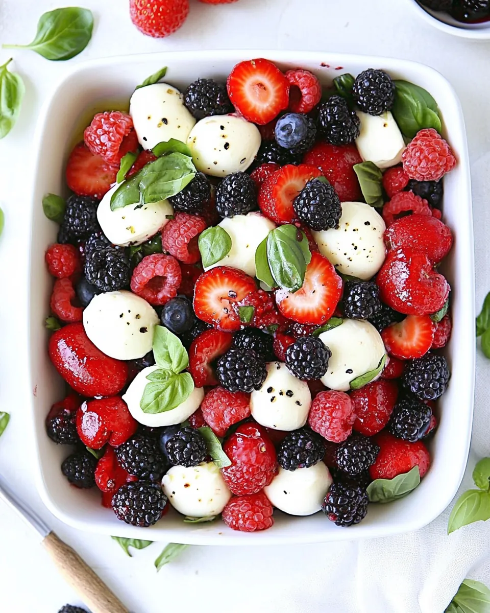 Berry Caprese Salad
