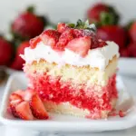 Best Ever Strawberry Poke Cake