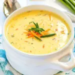 Homemade Cheddar Cheese Soup