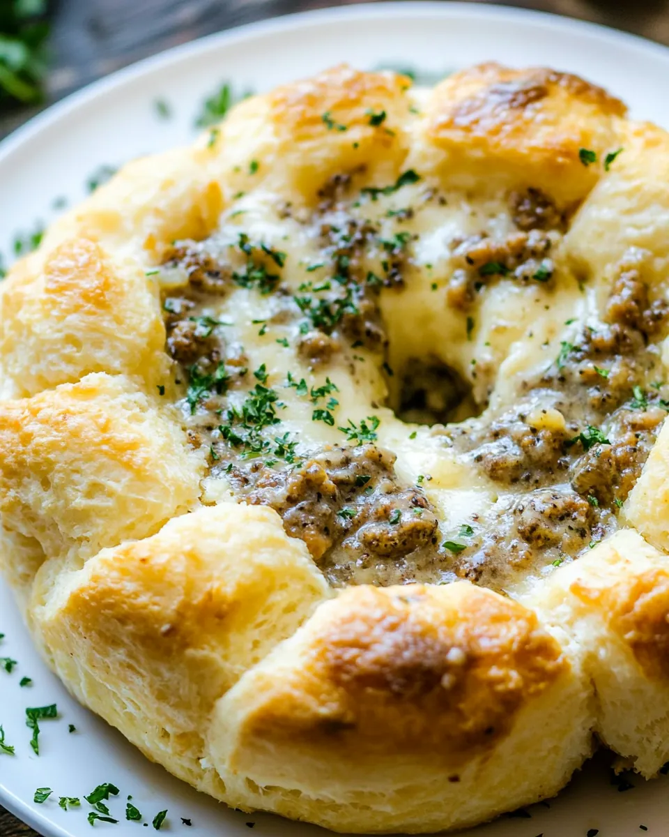 Biscuit and Gravy Ring