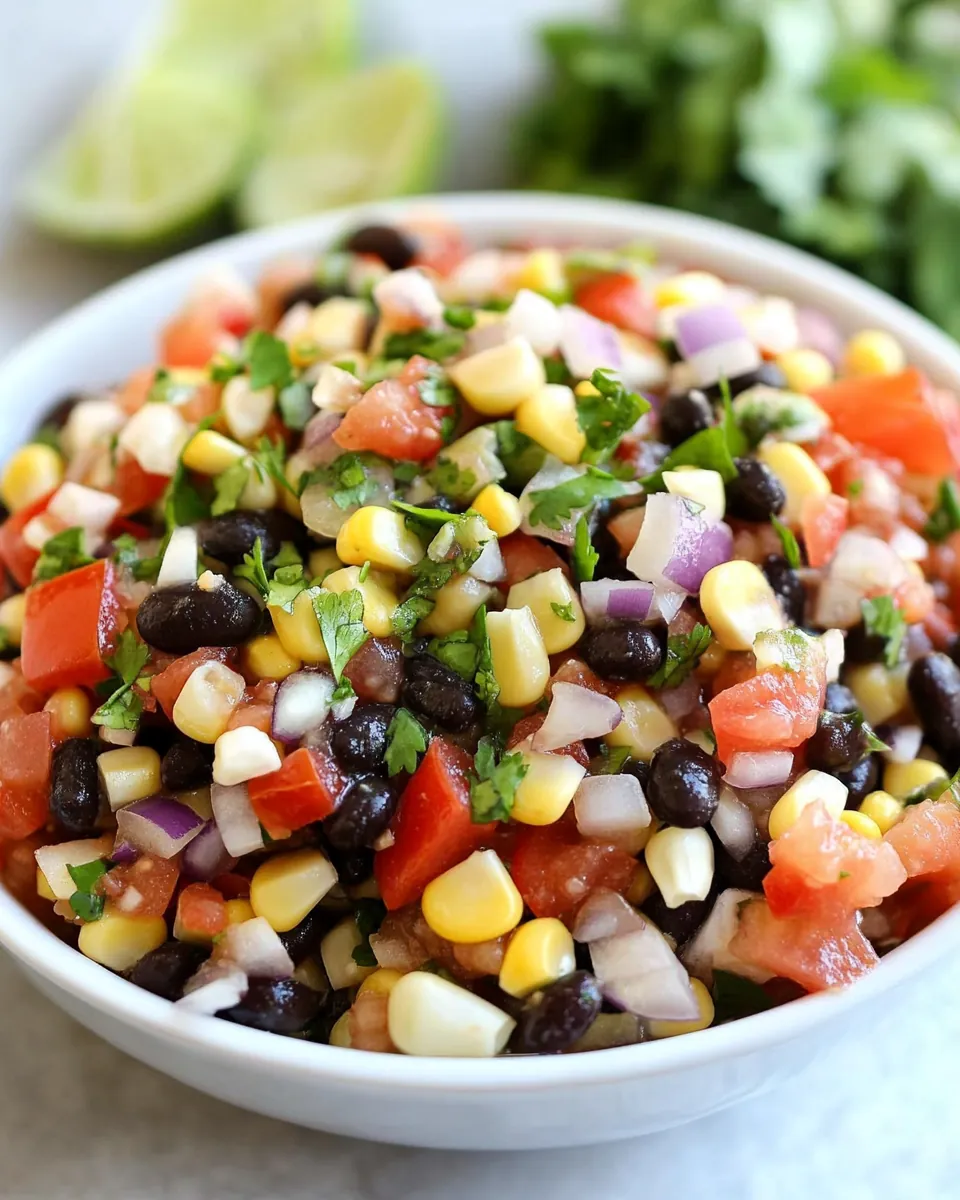 Black Bean Corn Salsa