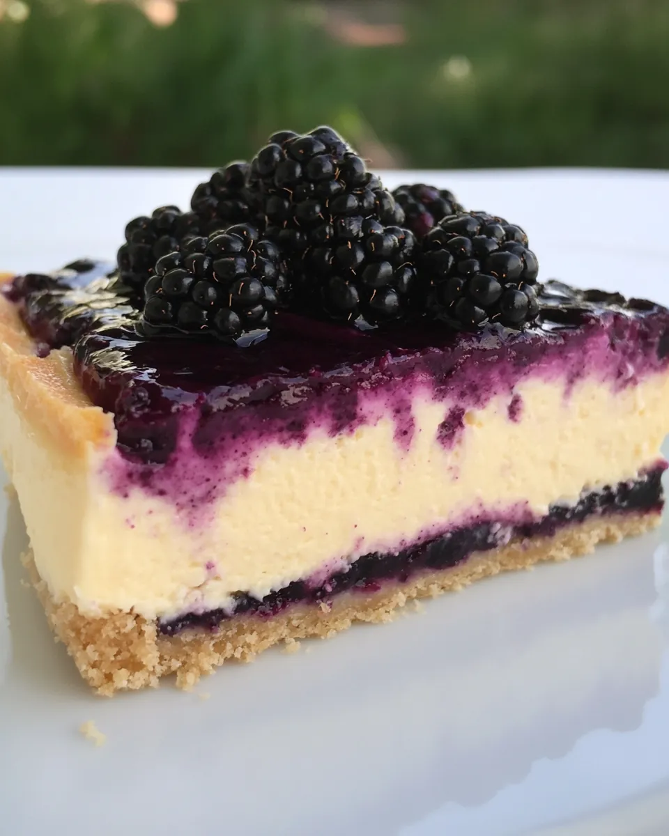 Blackberry Cheesecake
