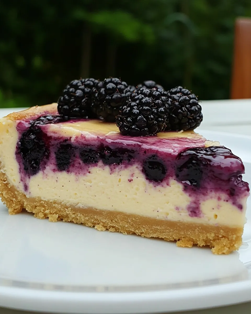 Blackberry Cheesecake