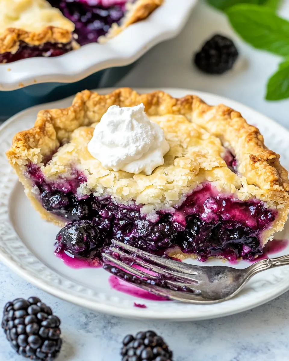 Blackberry Pie