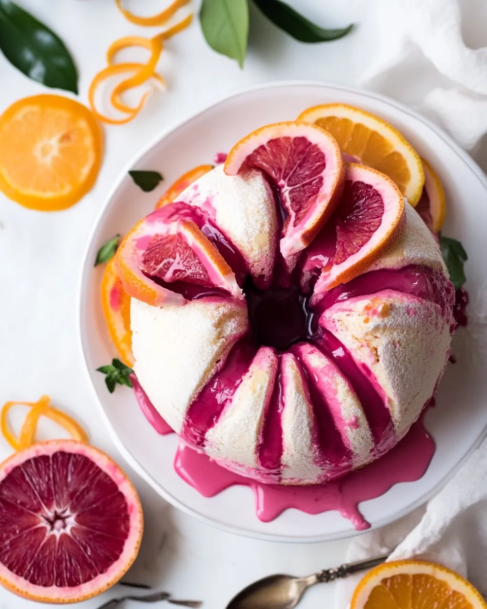 Blood Orange Pound Cake