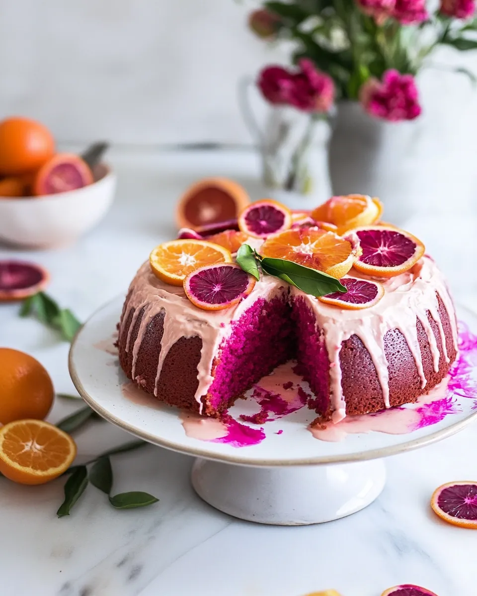 Blood Orange Pound Cake