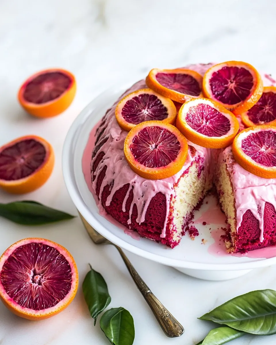 Blood Orange Pound Cake