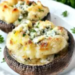 Blue Cheese Stuffed Portobello Mushrooms