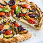 Blue Cheese Roasted Vegetable Tart