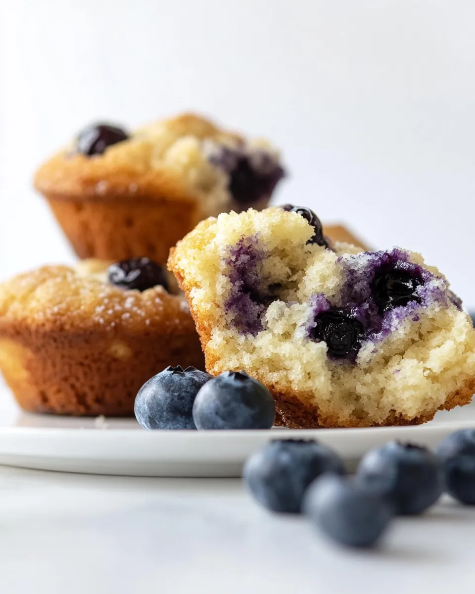 Blueberry Coffee Cake Muffins