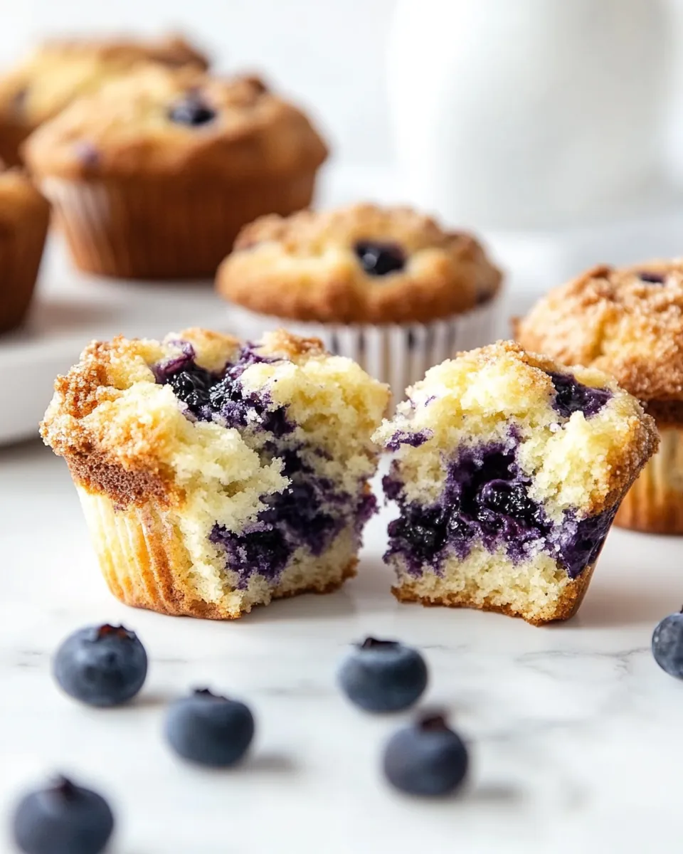 Blueberry Coffee Cake Muffins