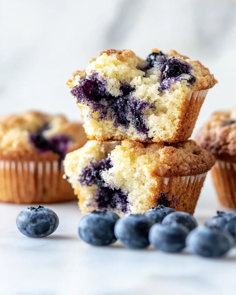 Blueberry Coffee Cake Muffins
