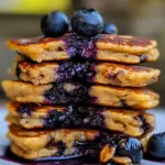 Blueberry Oatmeal Pancakes