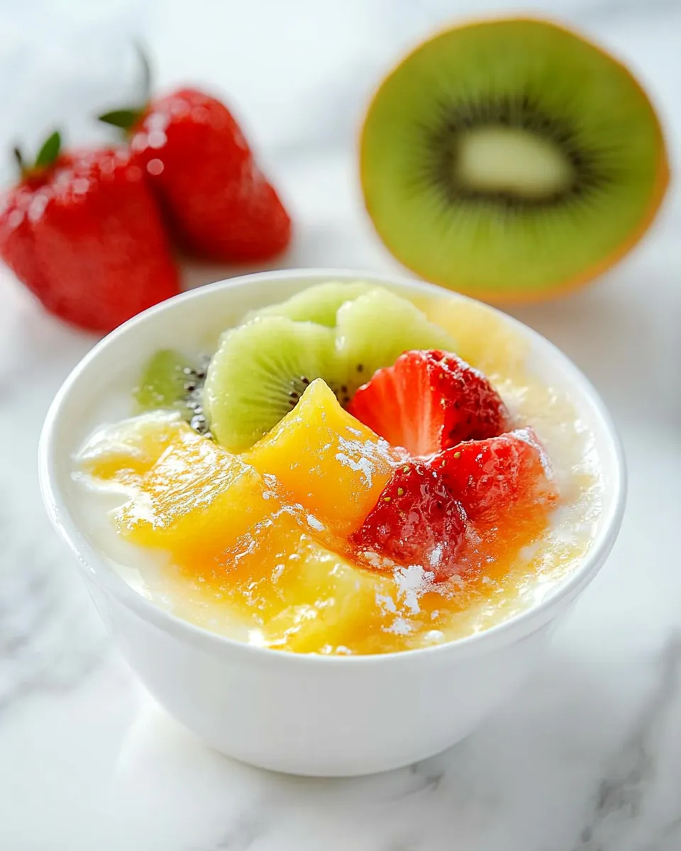 Brûléed Yogurt with Fresh Fruit