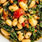 Braised White Beans Greens