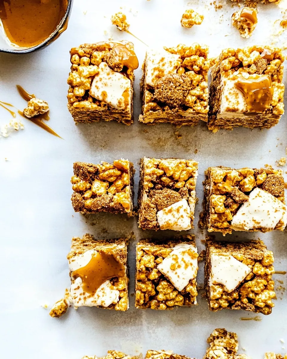 Brown Butter Biscoff Rice Krispie Treats