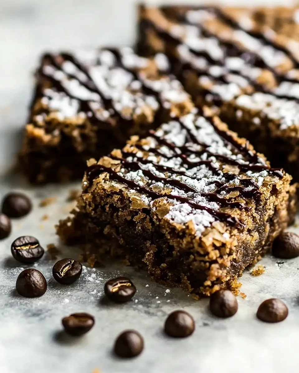 Brown Butter Espresso Toffee Blondies