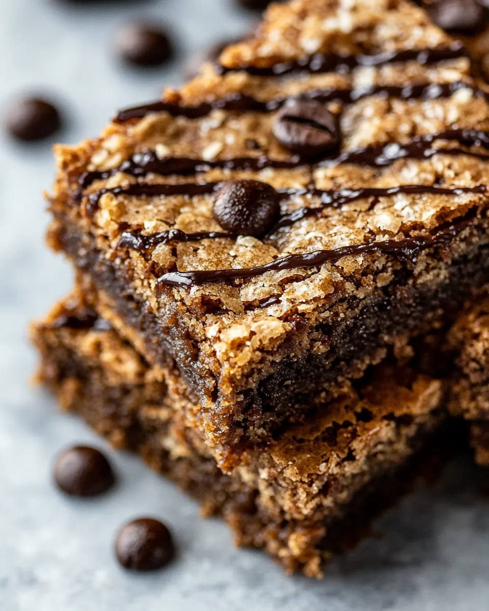 Brown Butter Espresso Toffee Blondies
