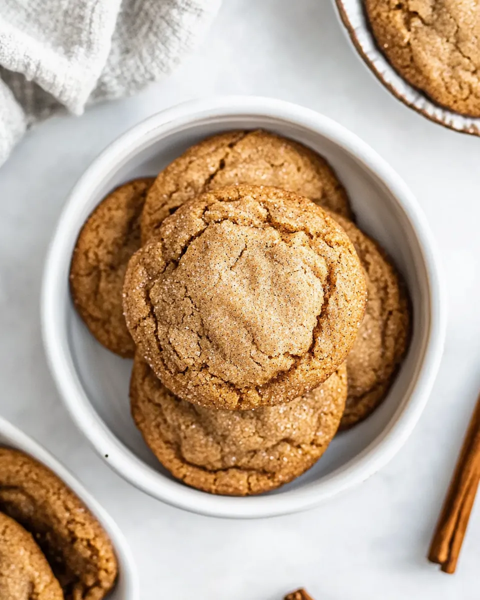 Brown Butter Pumpkin Snickerdoodles