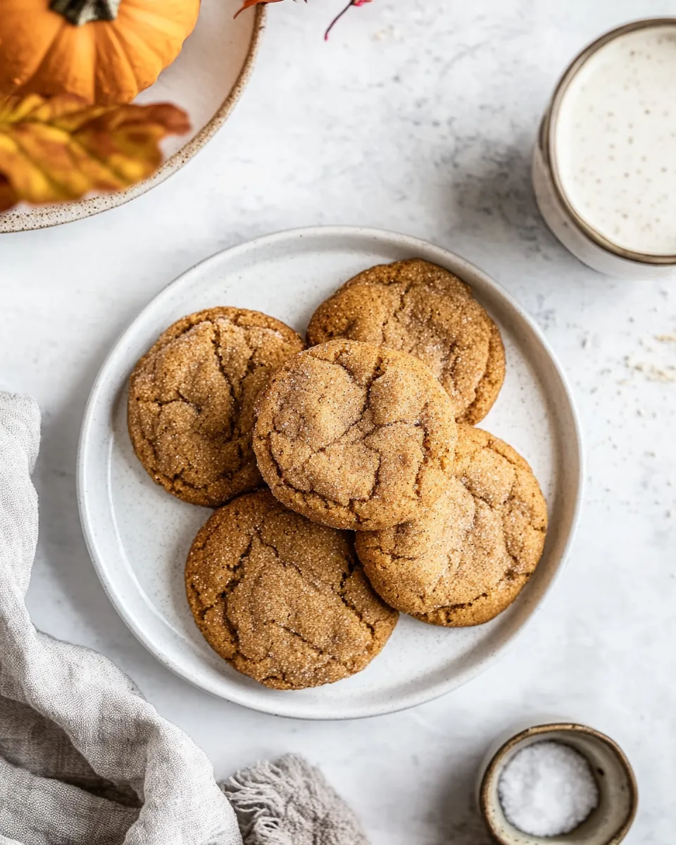 Brown Butter Pumpkin Snickerdoodles