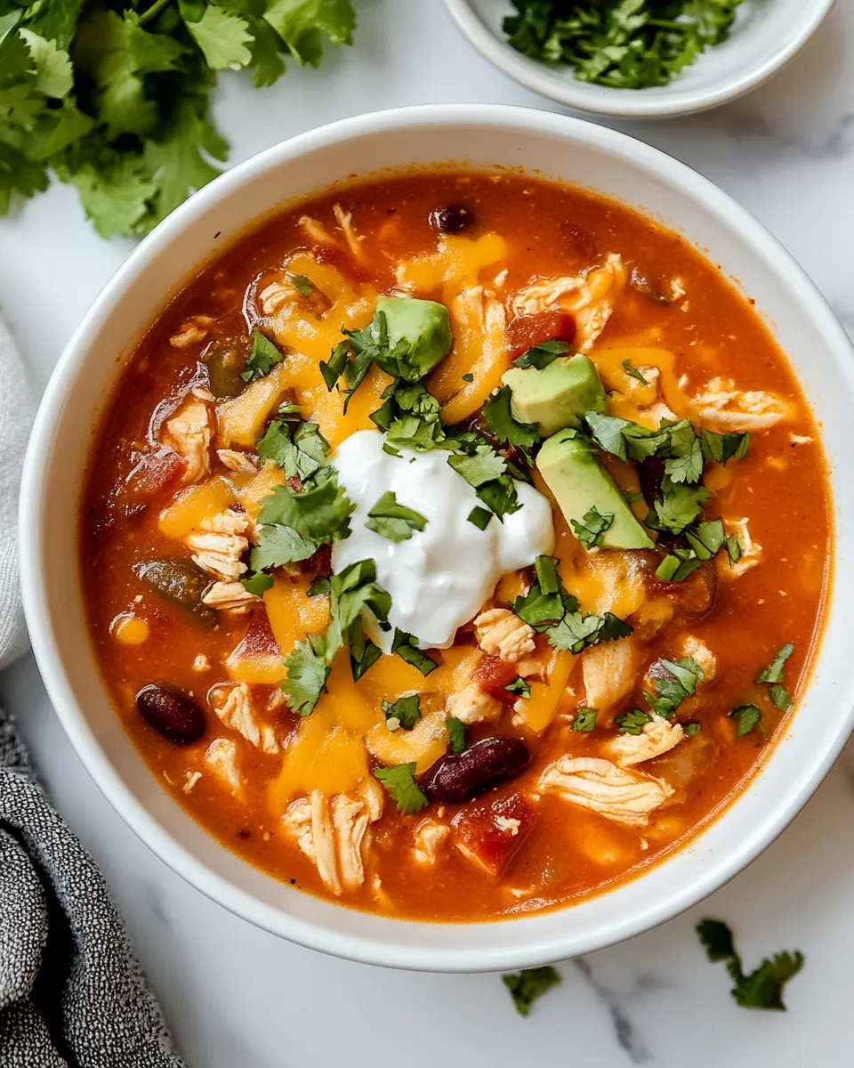 Buffalo Chicken Chili