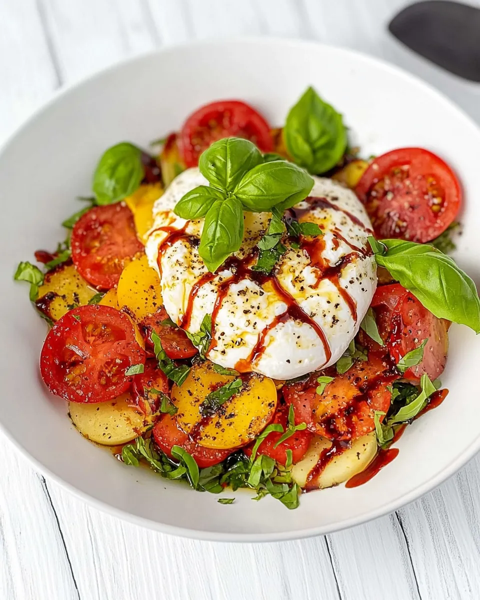 Burrata Caprese Salad