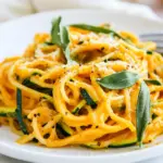 Butternut Squash and Sage Spaghetti with Zucchini Noodles
