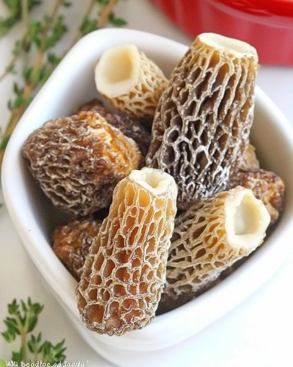 Buttery Pan Fried Morel Mushrooms