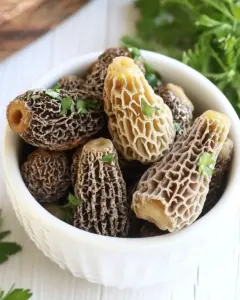 Buttery Pan Fried Morel Mushrooms