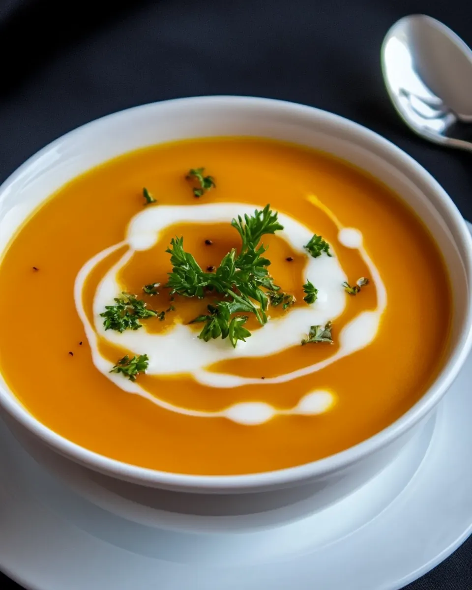 Creamed Carrot Soup