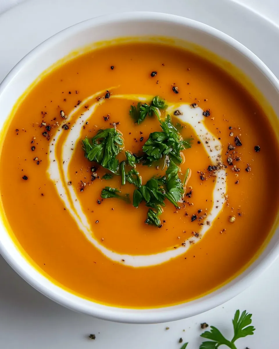 Creamed Carrot Soup