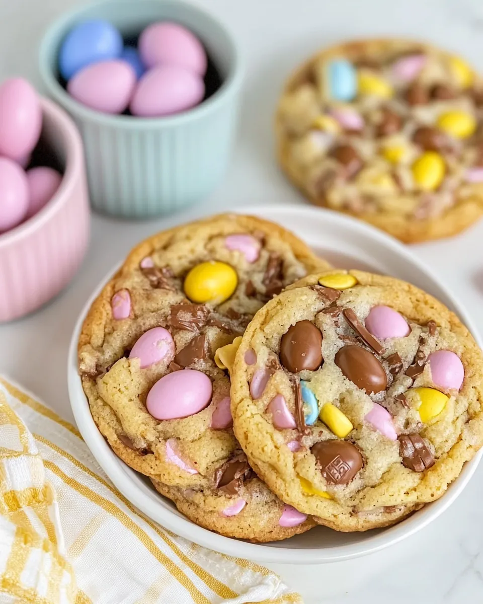 Cadbury Egg Cookies