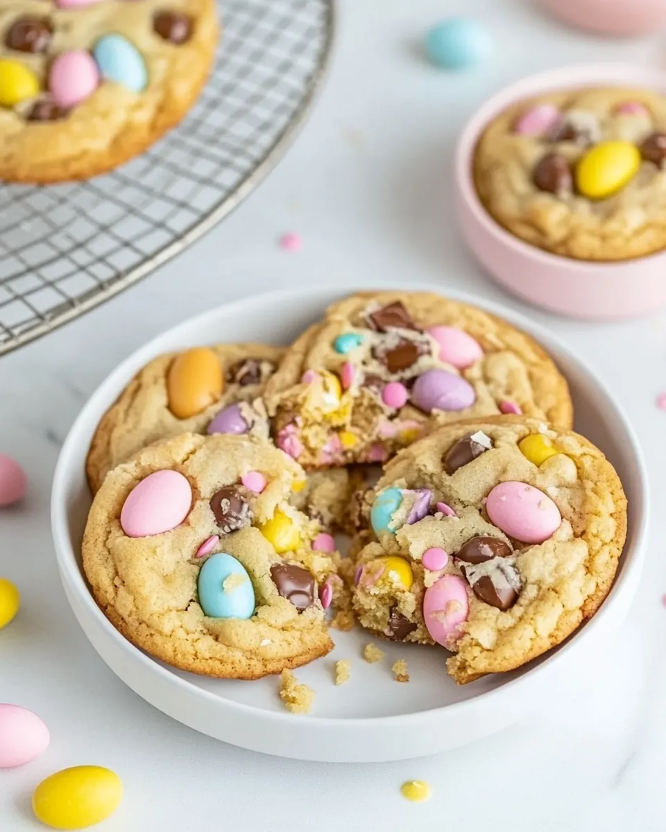 Cadbury Egg Cookies