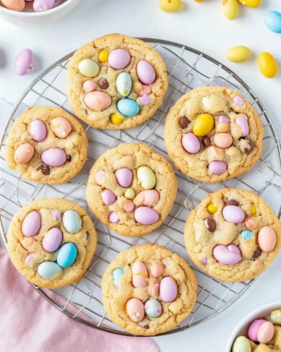 Cadbury Egg Cookies