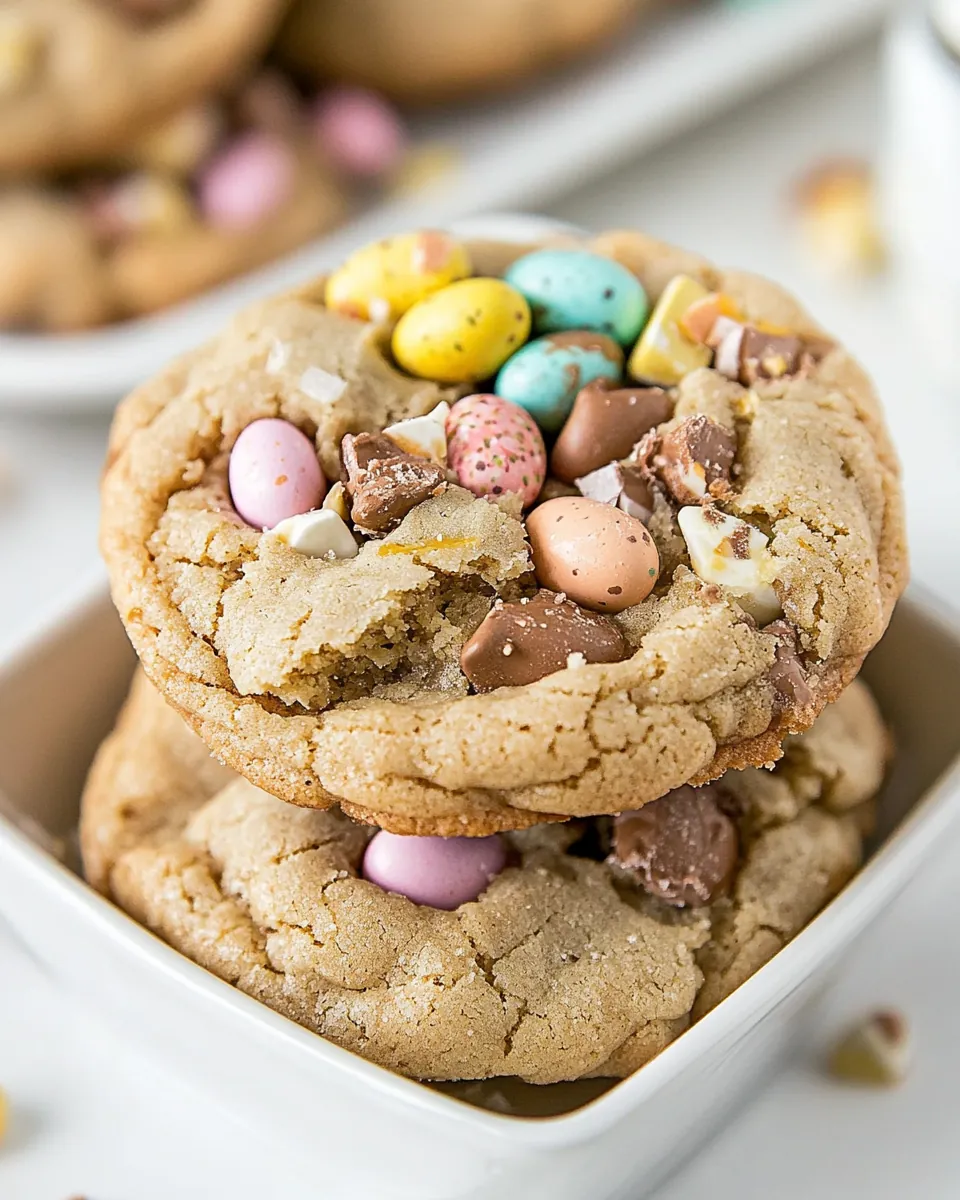 Cadbury Mini Egg Cookies