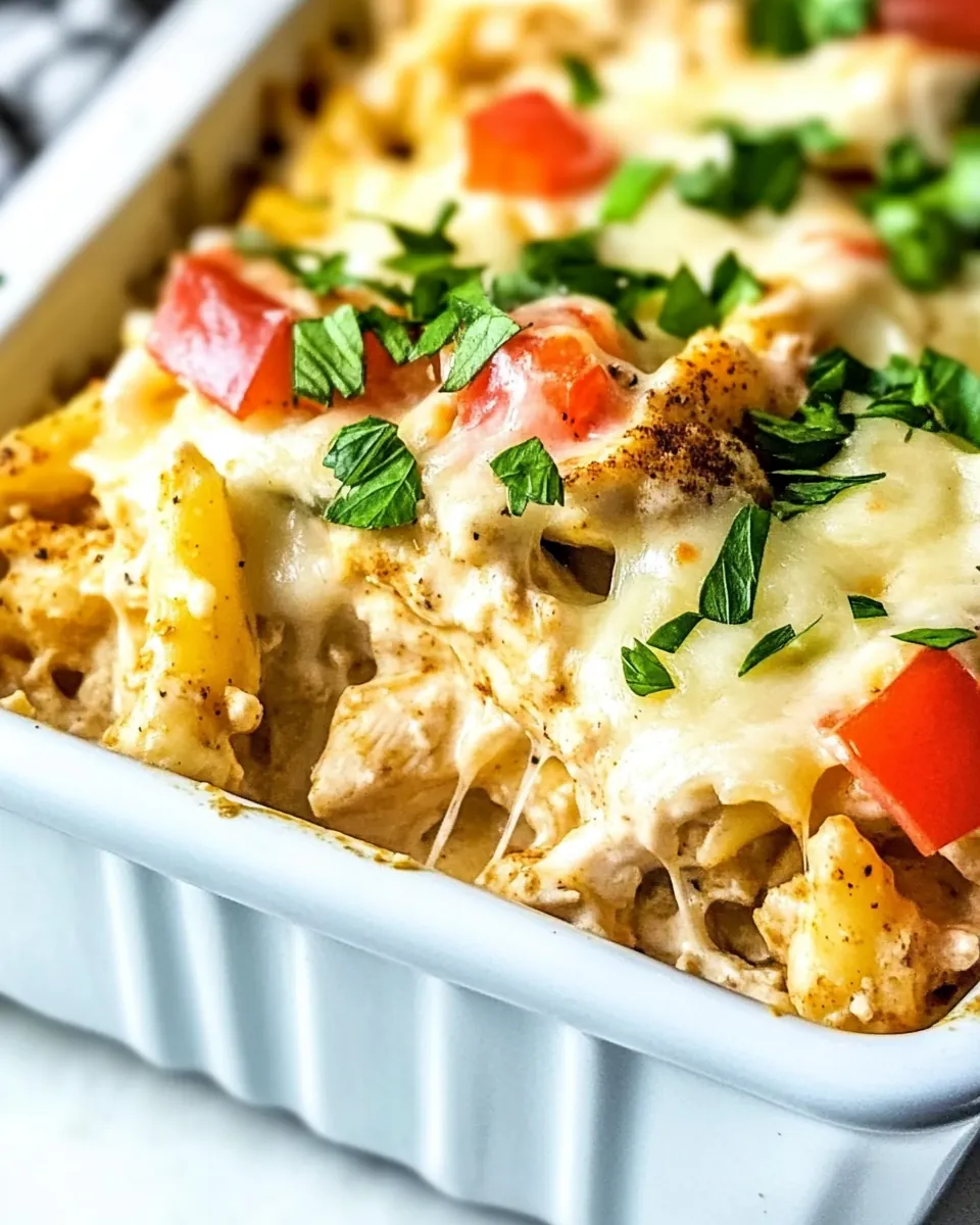 Cajun Chicken Alfredo Bake
