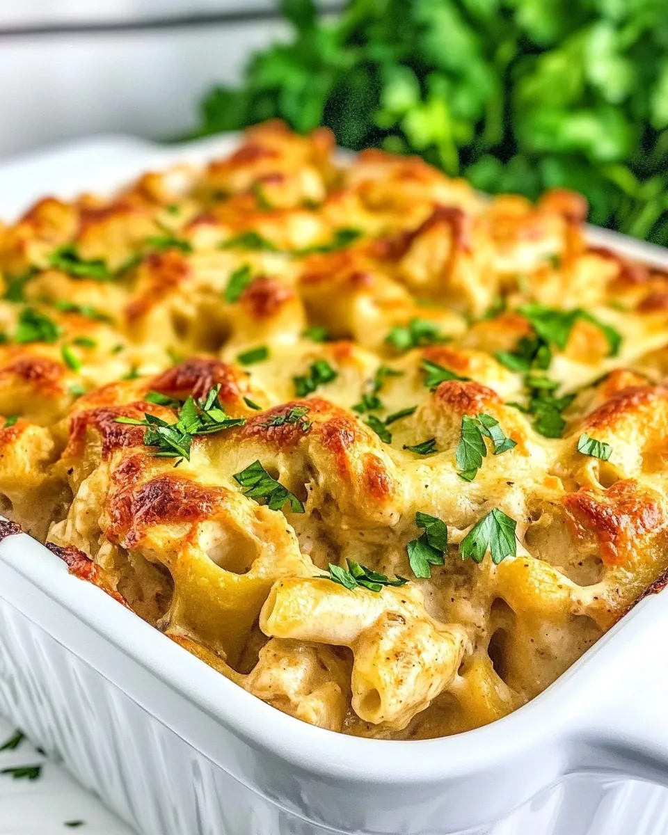 Cajun Chicken Alfredo Bake
