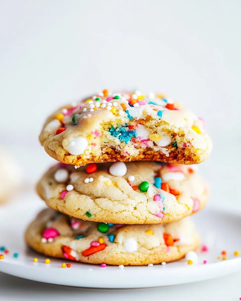 Cake Batter Cookies