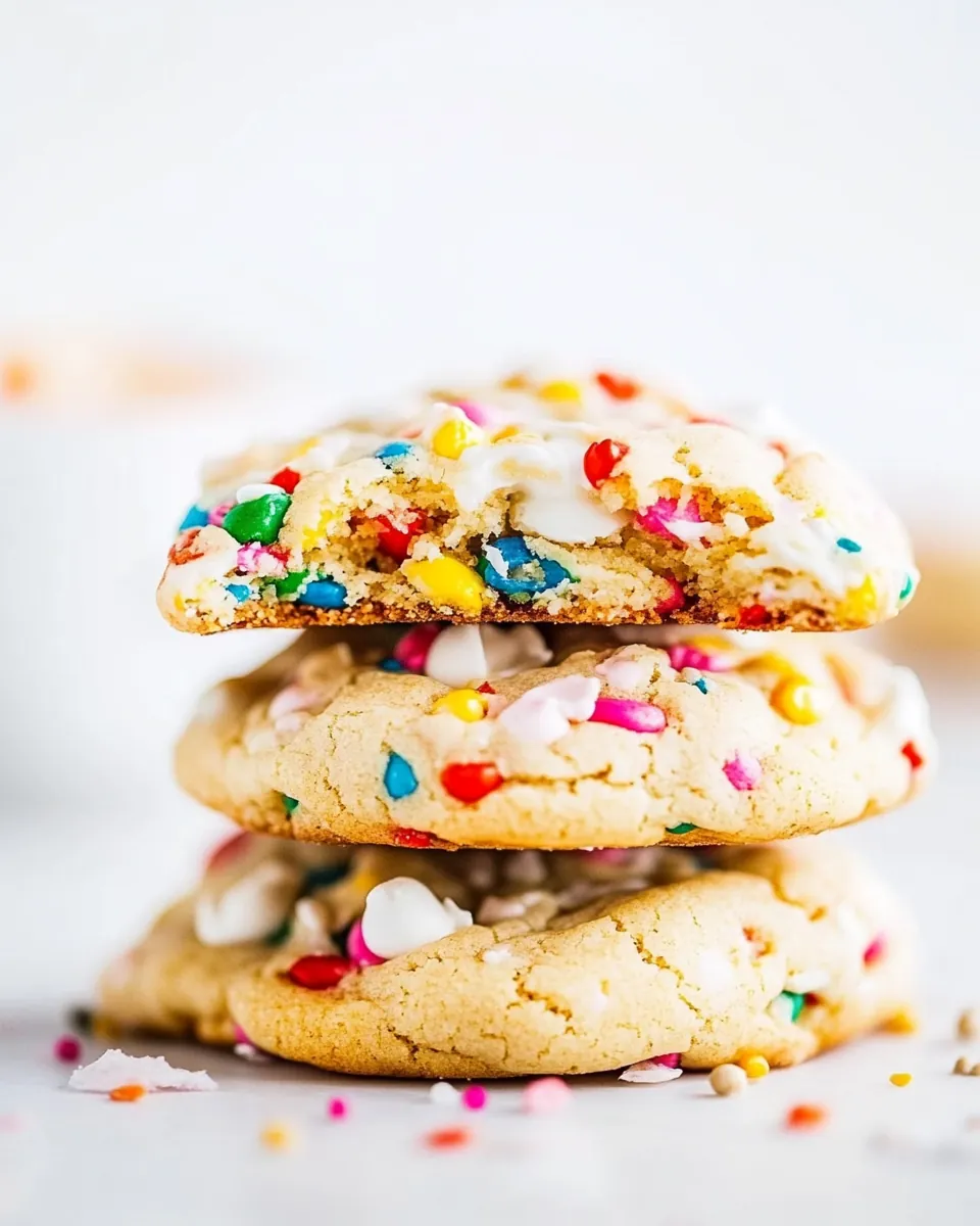Cake Batter Cookies
